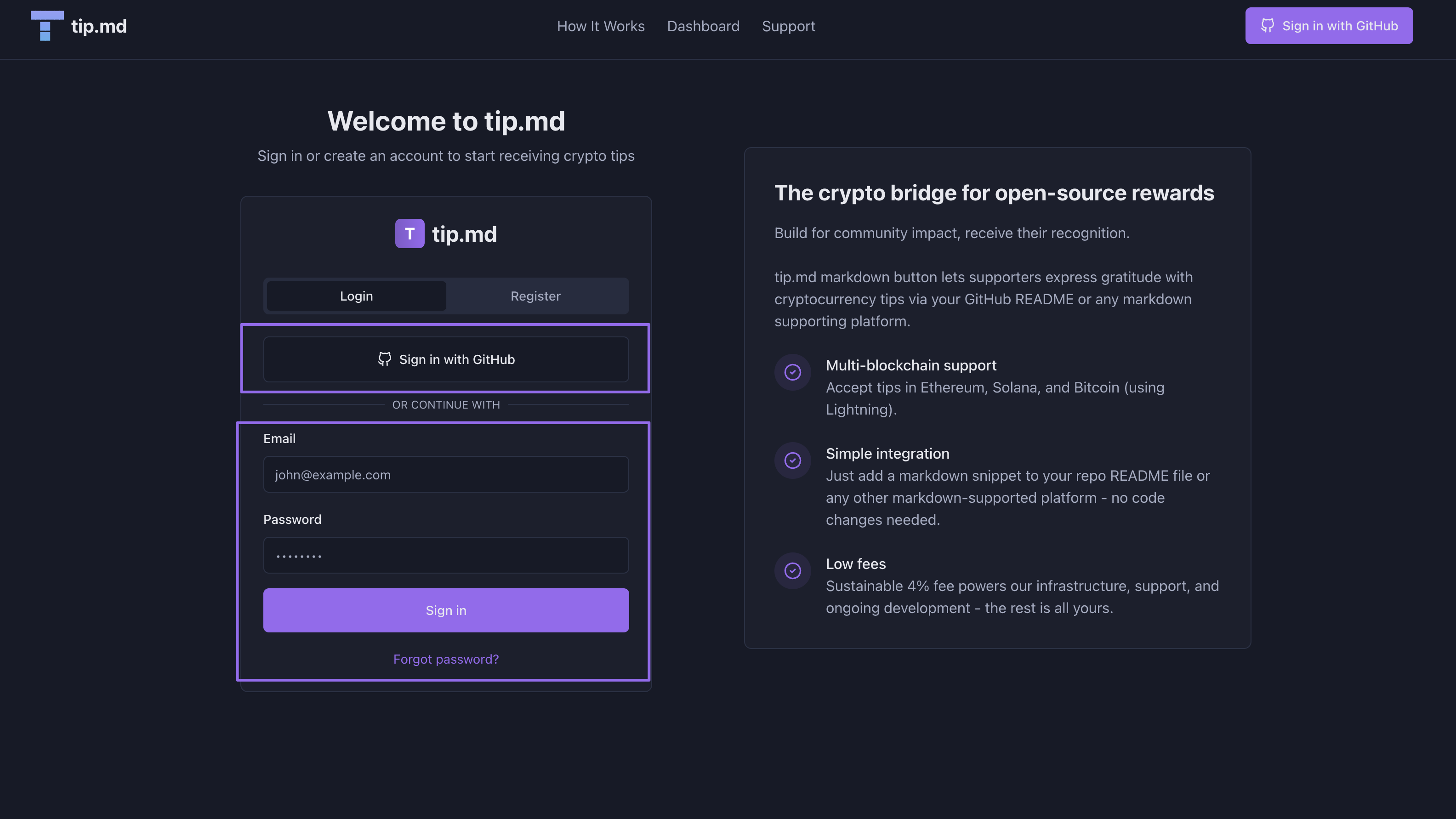Documentation | tip.md