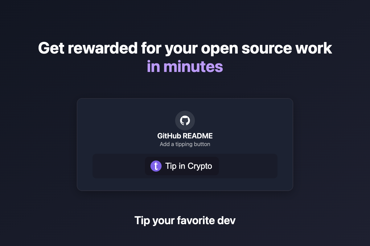 tip.md Crypto Tips - Farcaster Mini Apps